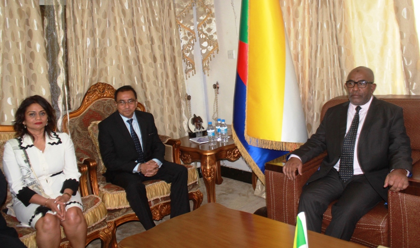 LA CHAMBRE DE COMMERCE DE LA REUNION A ETE RECUE A BEIT SALAM